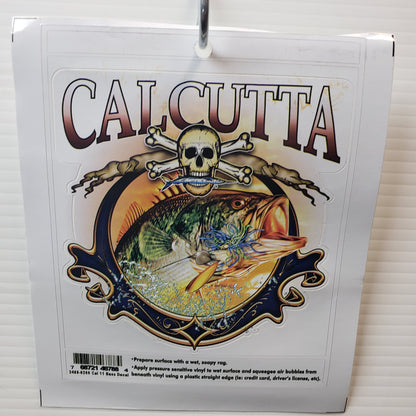New Calcutta Round Bass Decal