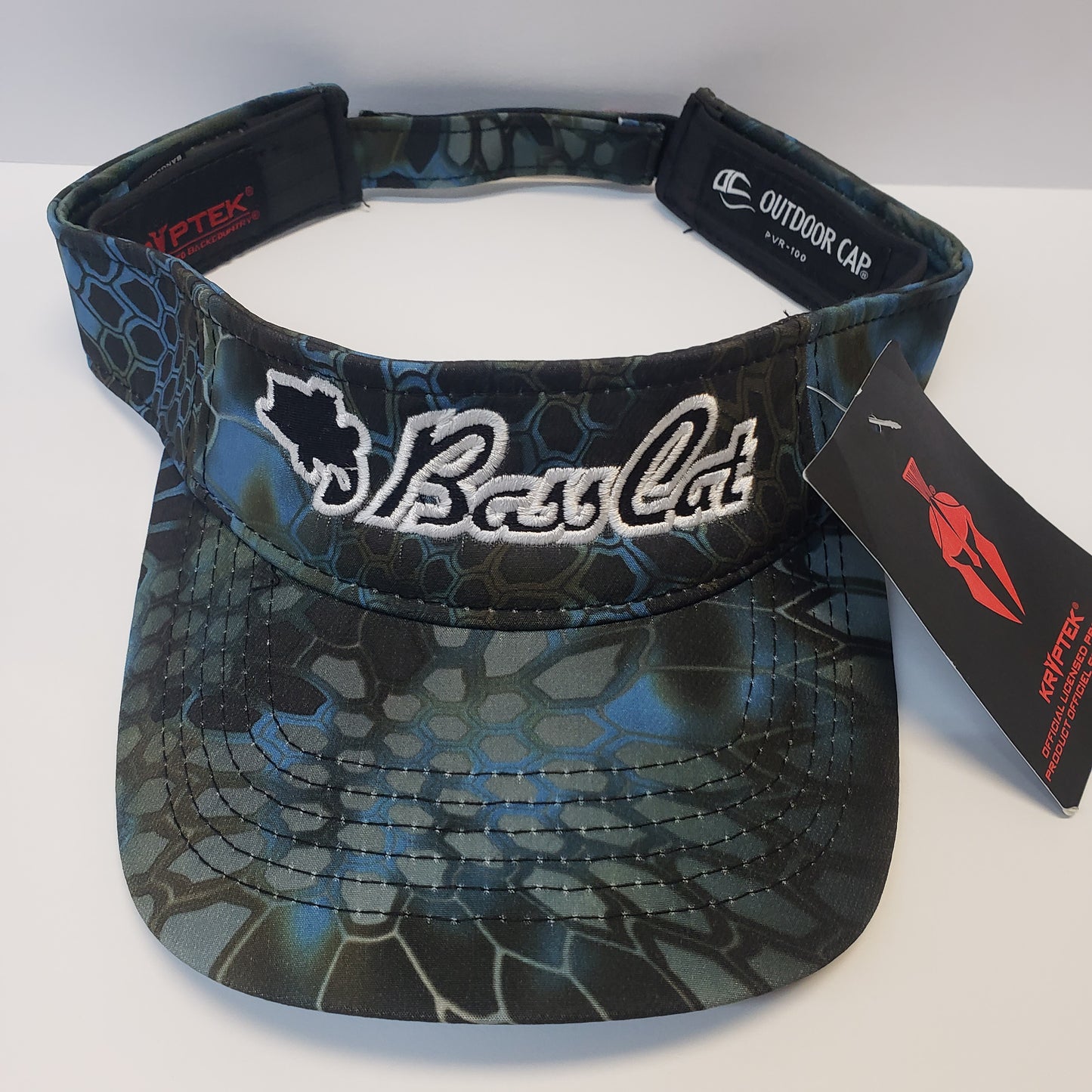 Bass Cat Visor-Kryptek Blue Camo