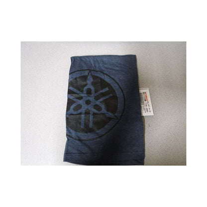 New Yamaha T-Shirt Short Sleeve Tuning Fork Heather with Black Logo Medium