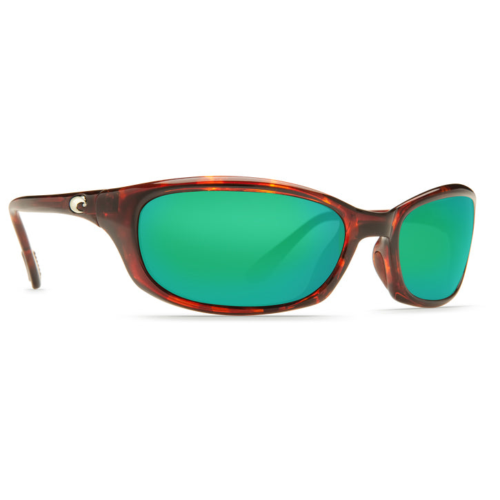 Tortoise Frame Green Mirror Glass Lens