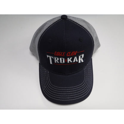 Eagle Claw/ TroKar Hat - Navy Blue/ Gray Mesh