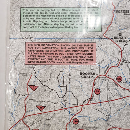 Atlantic Mapping GPS Waterproof Map Keowee/Jocassee