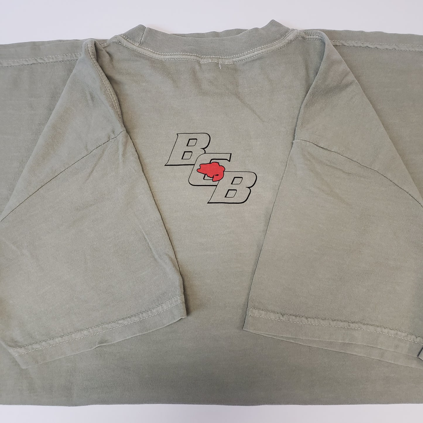 Bass Cat Comfort Color T-Shirt-Khaki Large