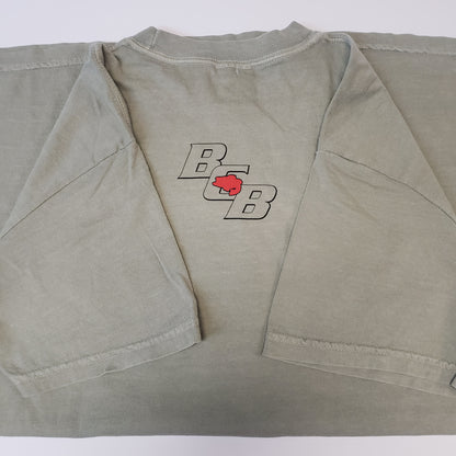 Bass Cat Comfort Color T-Shirt-Khaki XLarge