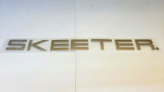 New Authentic SKEETER GOLD emblem - 25" x 3"