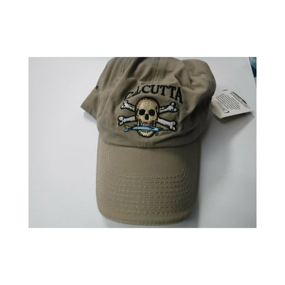 New Authentic Calcutta Hat Khaki with Colored Logo