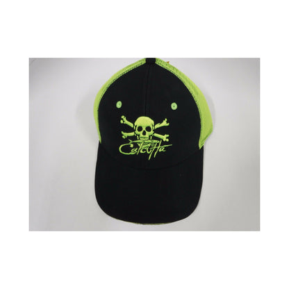 New Calcutta Black with Green Logo and Mesh