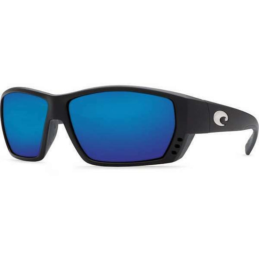 New Authentic Costa Tuna Alley Readers Matte Black/Blue Mirror 1.50 580P