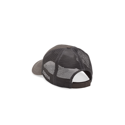 New Authentic Costa Offset C Trucker Hat Adjustable Gray