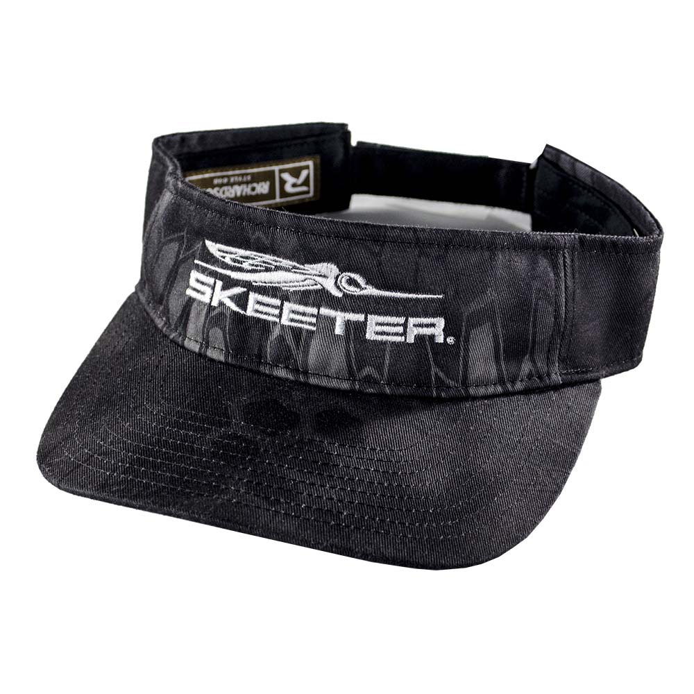 New Authentic Skeeter Visor Black/ Kryptek