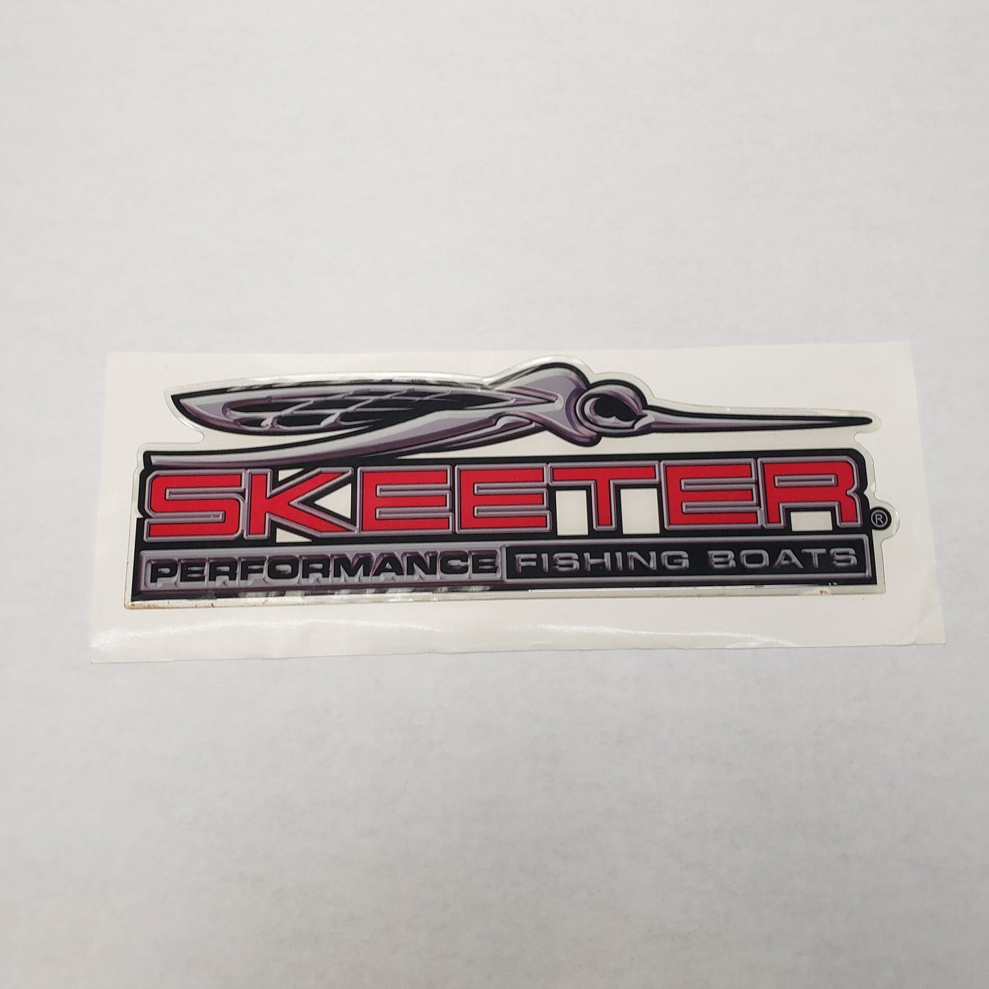 New Authentic Skeeter with Bug Emblem Red/ White/ Black/ Domed 12"