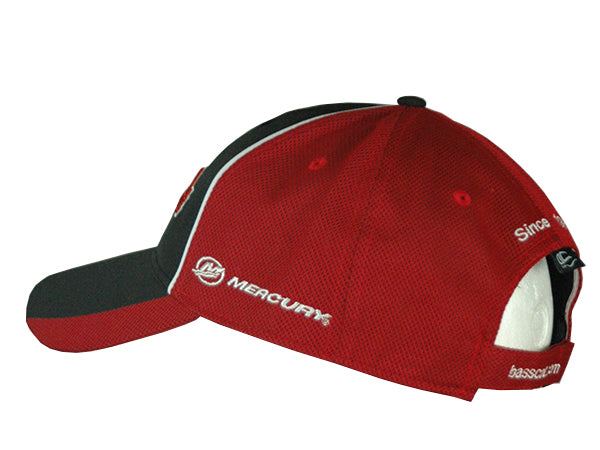 Bass Cat MERCURY Hat-Black/Red Cloth