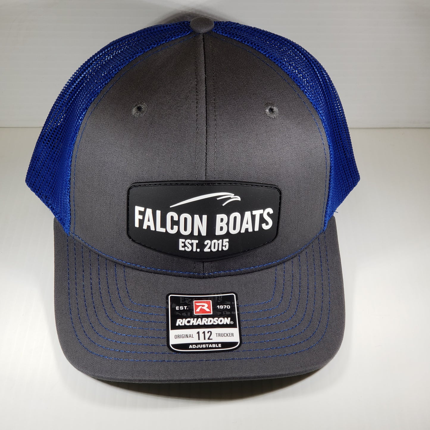 Charcoal Gray/Royal Blue Mesh