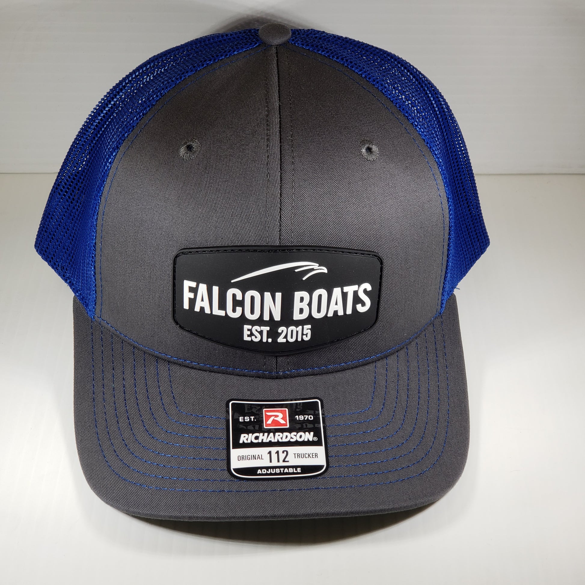 Charcoal Gray/Royal Blue Mesh