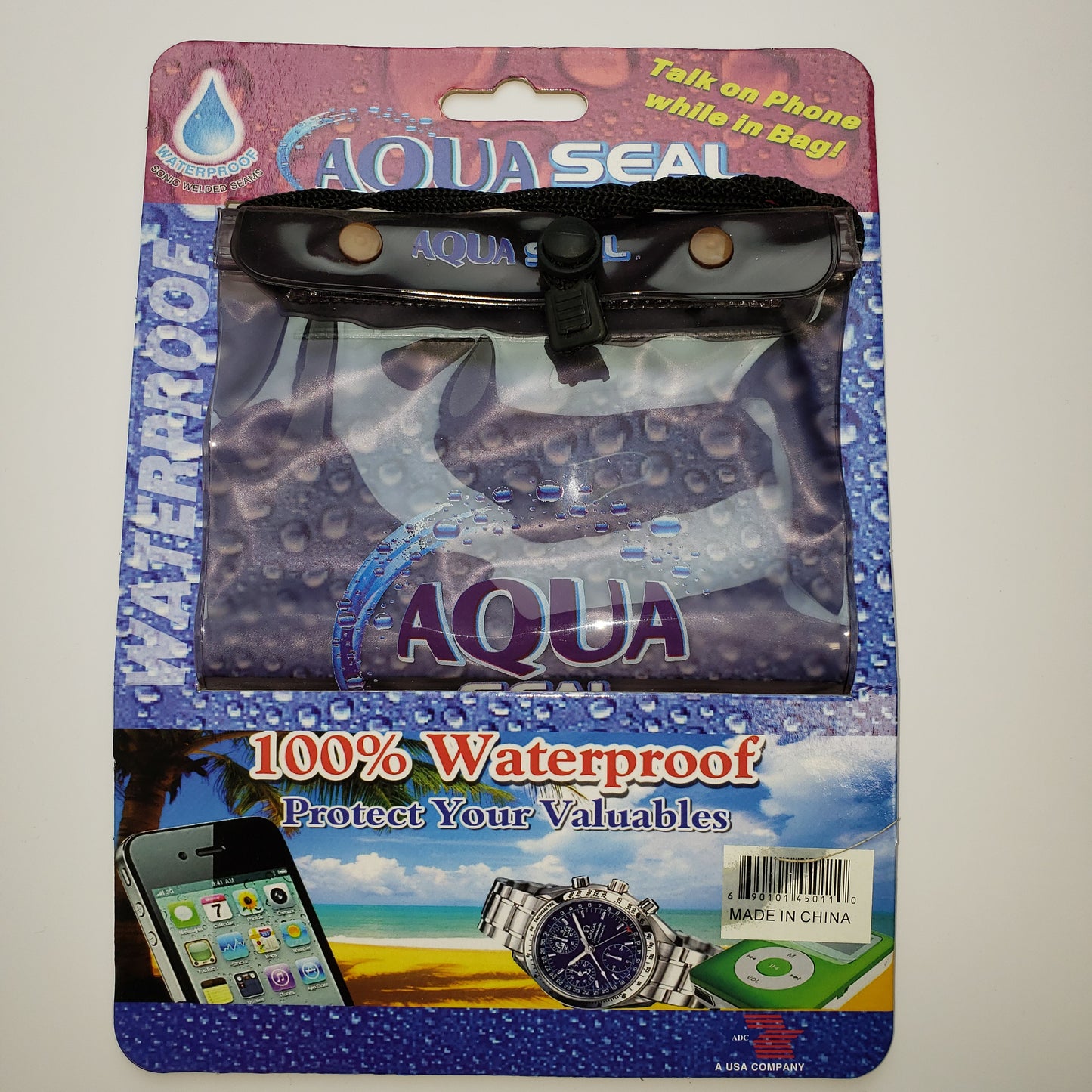 Aqua Seal Waterproof Valuable Protector Smoke Gray 7"X9"