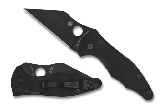 Spyderco Yojimbo 2 Knife C85GPBBK2 3.25" Black CPM-S30V Blade Black G-10 Handle