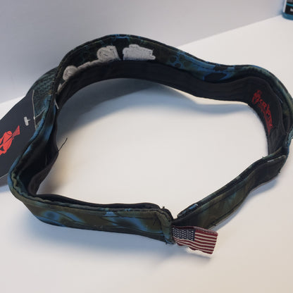 Bass Cat Visor-Kryptek Blue Camo