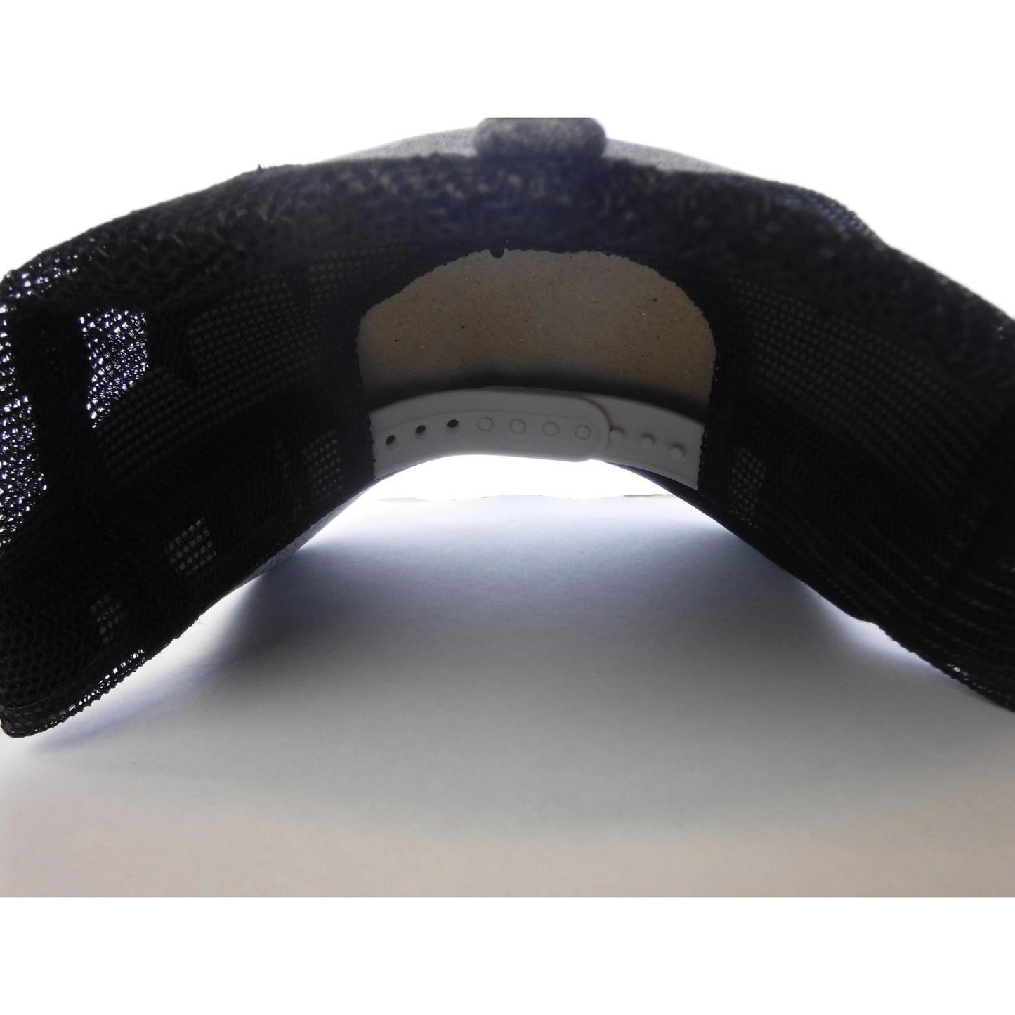 New Authentic Mercury Hat-Gray with Tan Patch Black Mesh