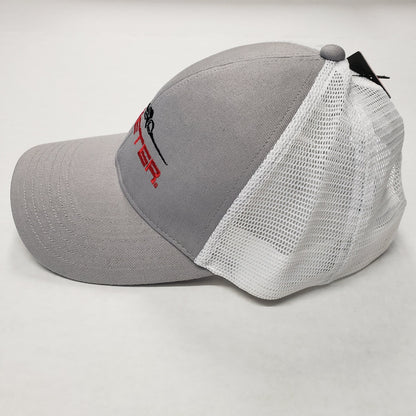 New Authentic Skeeter Simms Lead Trucker Cap Gray/ White Mesh