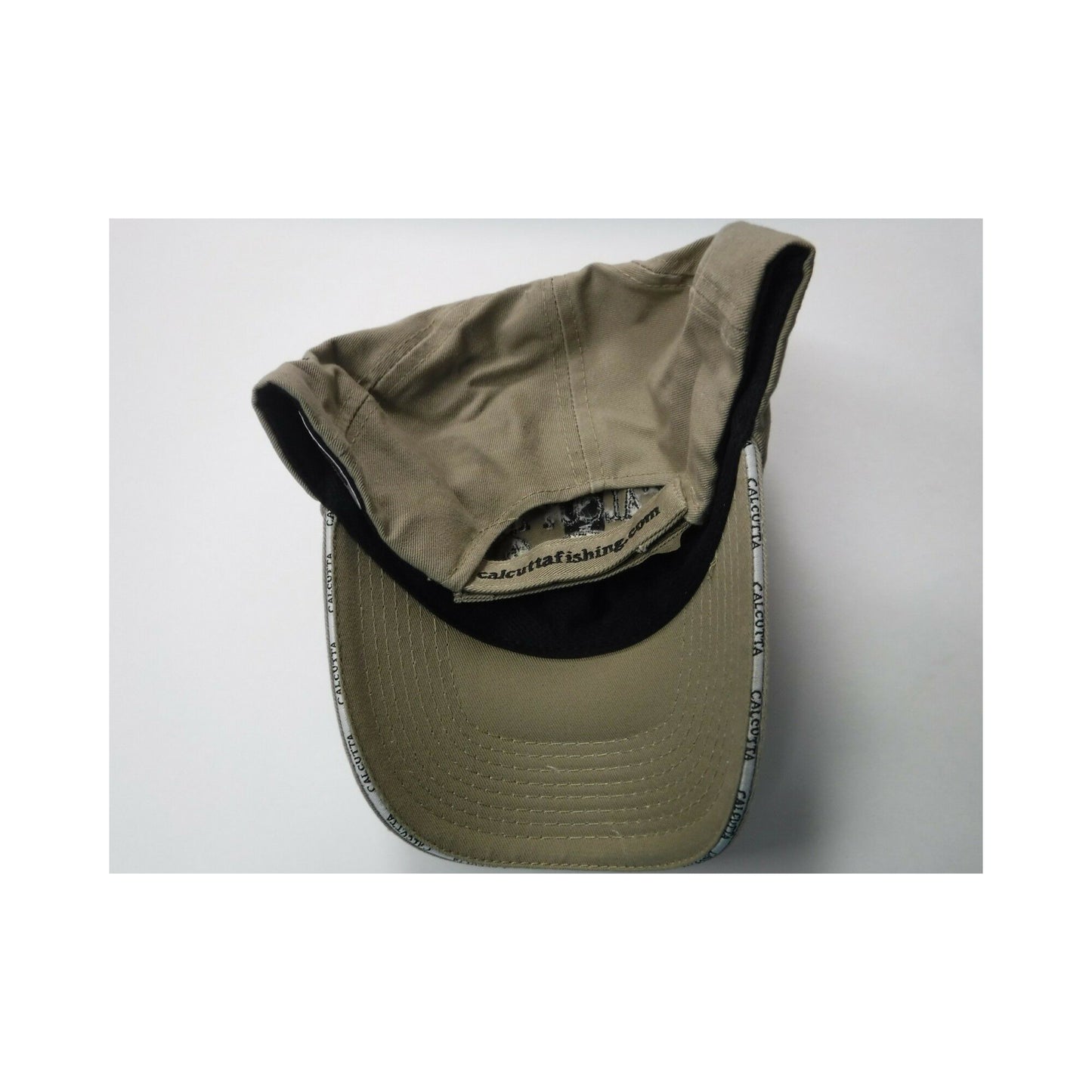 New Authentic Calcutta Hat Khaki with Colored Logo