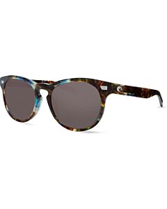 New Authentic Costa Del Mar "Del Mar" Ocean Tortoise Gray Mirror Lens 580G