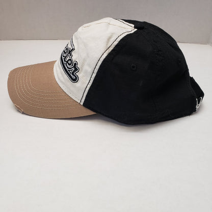 New Authenic Skeeter Hat Richardson Hat White/ Tan Bill/ Back Black/ Rip-Stop Washed Frayed