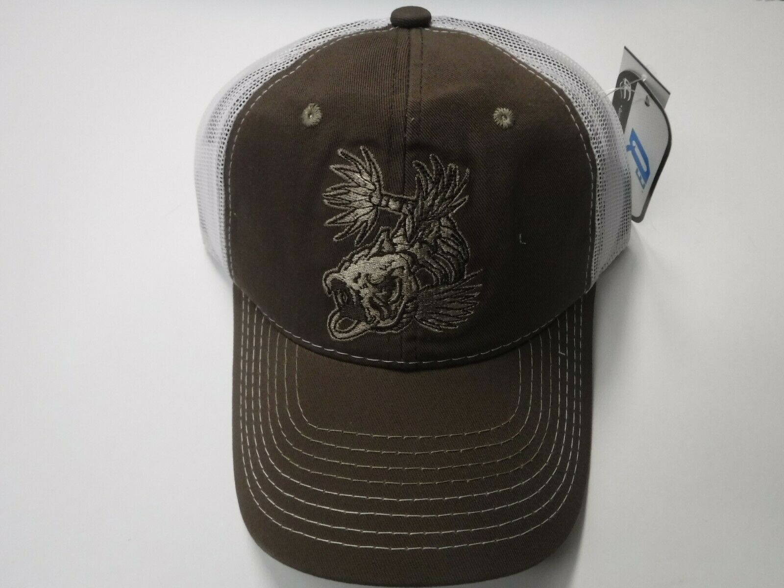 Brown/ Off White Mesh