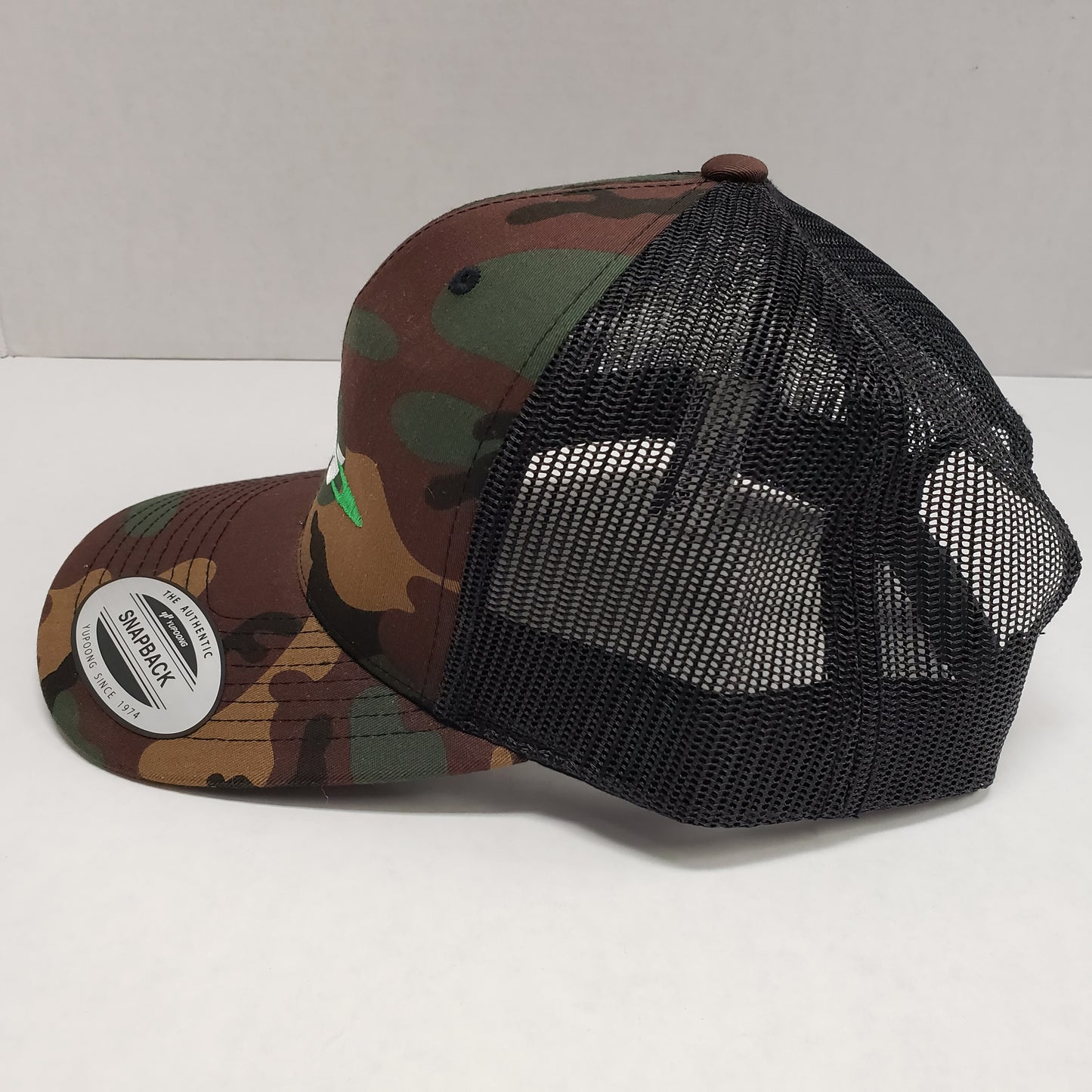 iRod Trucker Hat Camo with Black Mesh