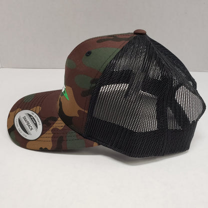 iRod Trucker Hat Camo with Black Mesh
