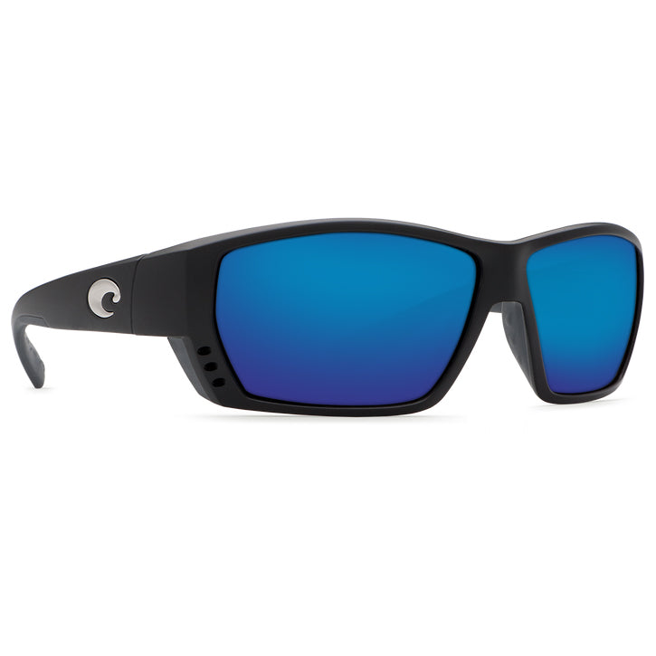 New Authentic Costa Tuna Alley Reader Sunglasses Matte Black Frame/ Blue Mirror Lens 580P C-Mate 2.50