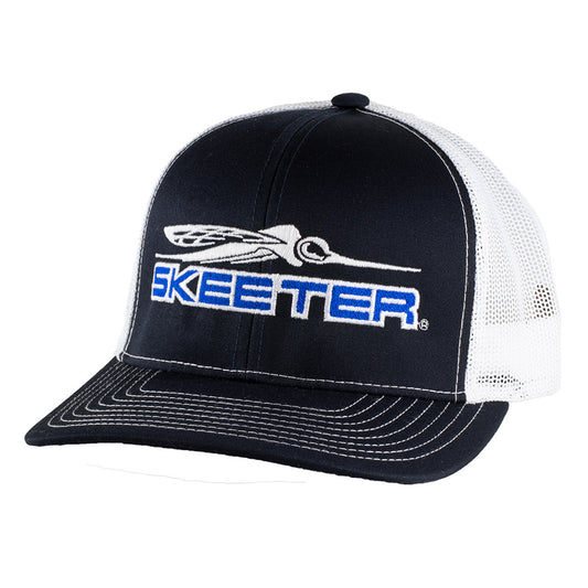 New Authentic Skeeter Pacific Navy/White Trucker Cap