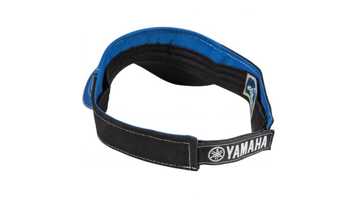New  Yamaha Visor-Blue/Black/White Logo