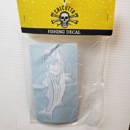 New Calcutta Die Cut White Striper 7"