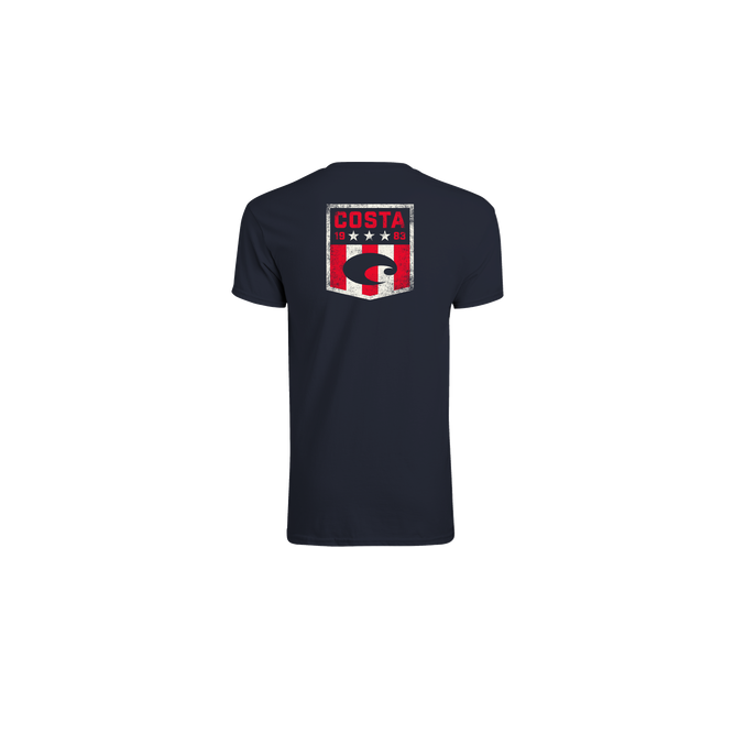 New Authentic Costa Anthem Short Sleeve T-Shirt Navy