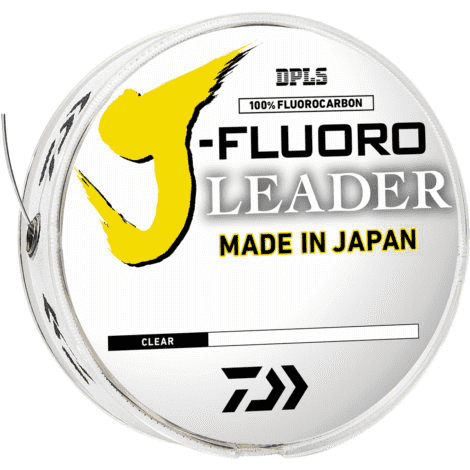 Daiwa J-Fluoro Fluorocarbon Leader- 100 Yard Clear