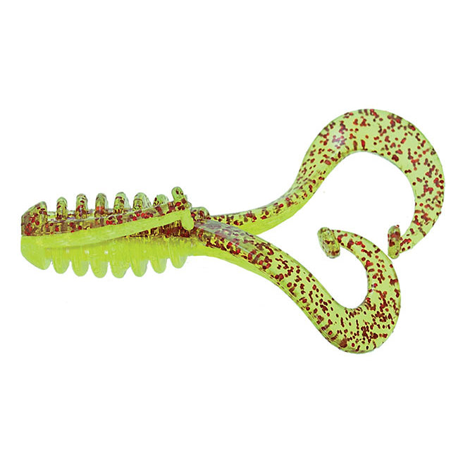 Chartreuse Red Glitter