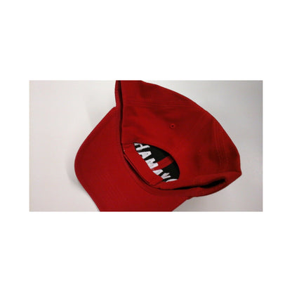 New Yamaha Cloth Hat  Red with White Letters
