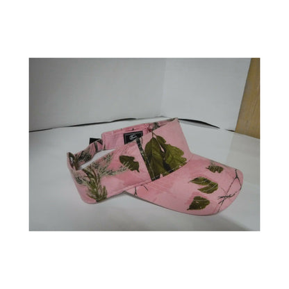 New Authentic Realtree Ladies Visor Adjustable Pink Camo