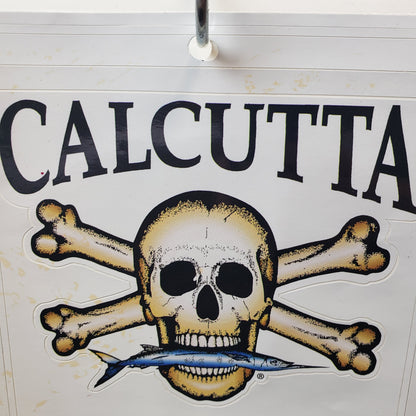 New Calcutta Skull &Cross Bones Decal