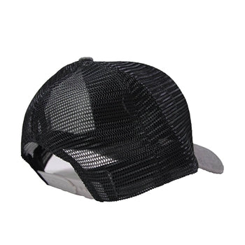 New Authentic Mercury Hat-Gray with Tan Patch Black Mesh