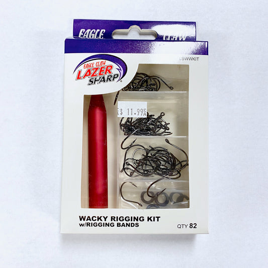 Eagle Claw Wacky Rigging Kit with Rigging Bands