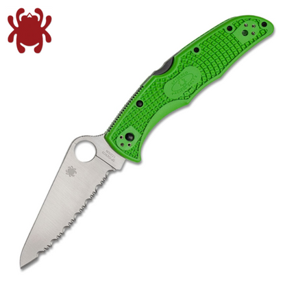 NEW Spyderco Pacific Salt 2 C91FSGR2 Spyderedge Green Frn