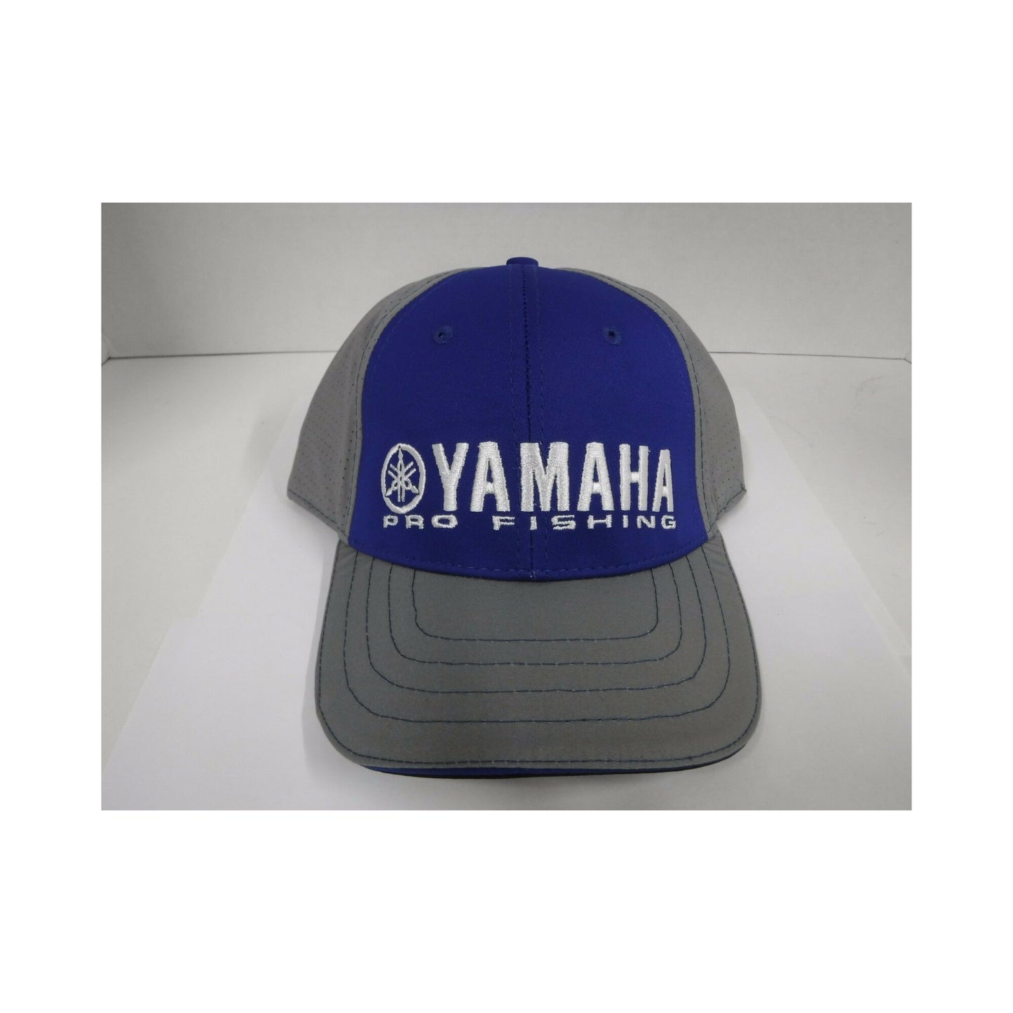 New  Yamaha Hat Blue/ Gray Bill/White Logo- Polyester