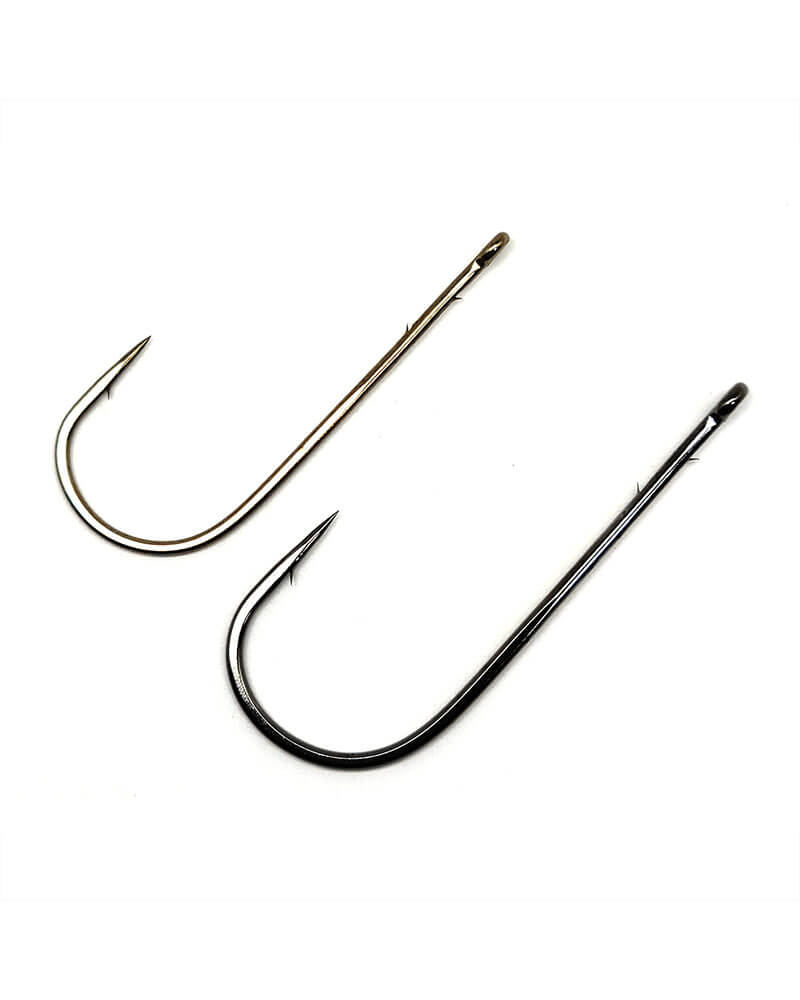 Gamakatsu Worm Hook Round Bend Black