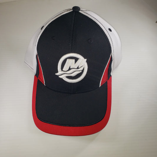 Authentic Mercury Marine Hat Black/ White Cool Dry Mesh/ RPM