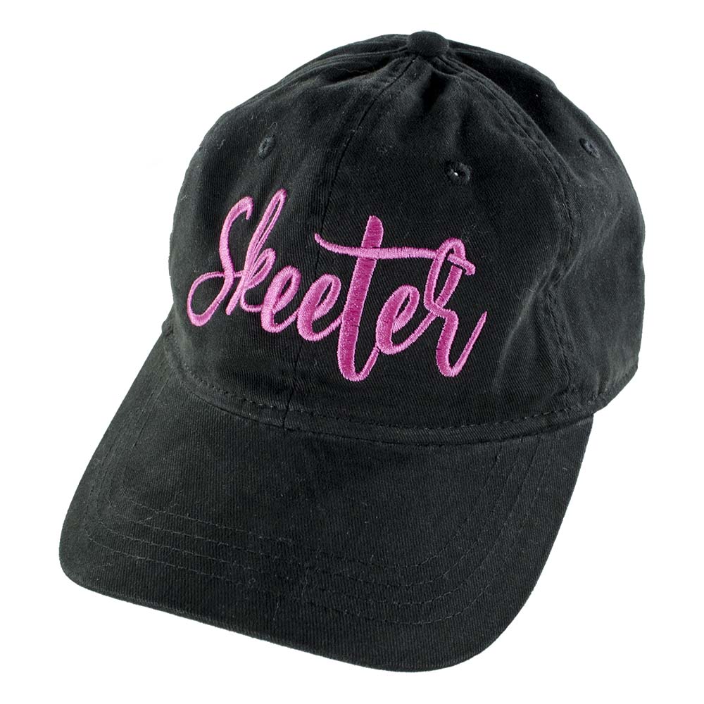 Black with Pink Cursive Skeeter