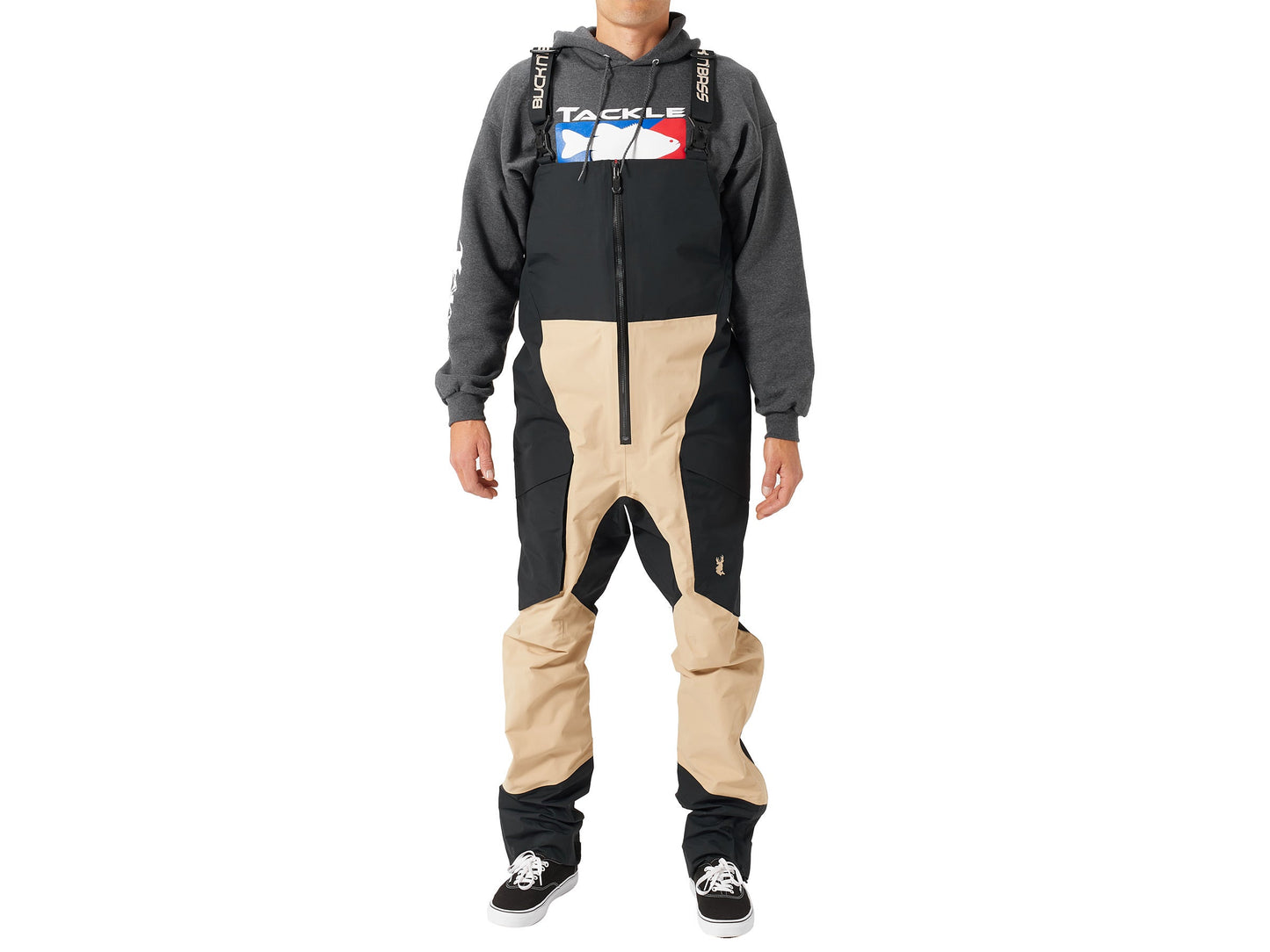 Buck N Bass Reservoir Rain Shell Bib Pant River Rock L