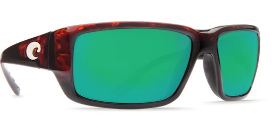 New Authentic Costa Tuna Alley Readers Tortoise/Green Mirror 1.50 580P