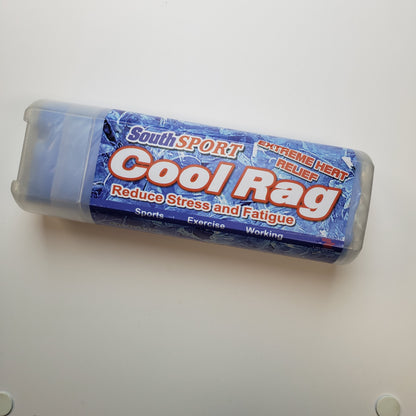 South Sport Heat Relief Cool Rag/ Reduces Stress & Fatigue Blue