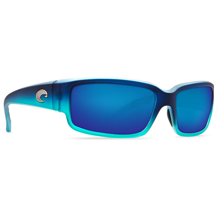Matte Caribbean Fade Frame/ Blue Mirror Lens 580P